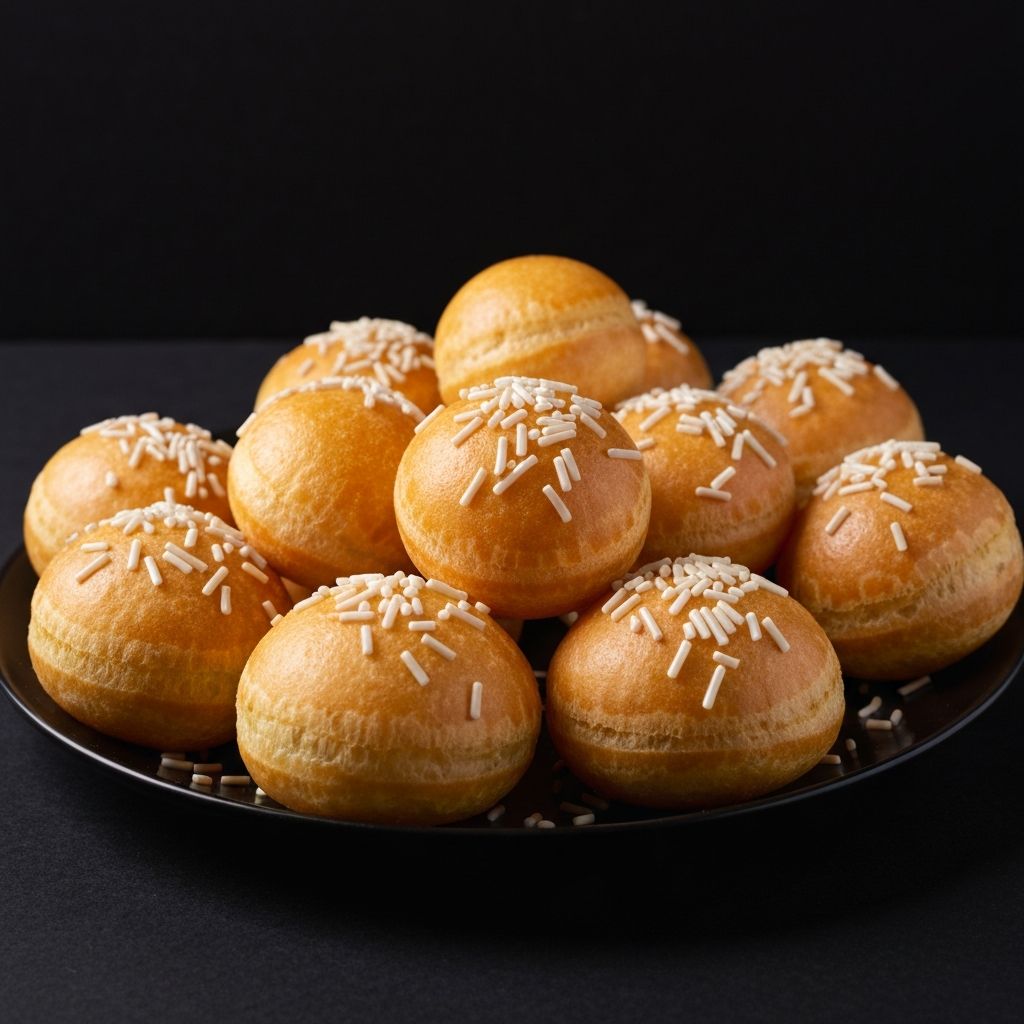 White Chocolate Puff-Puff